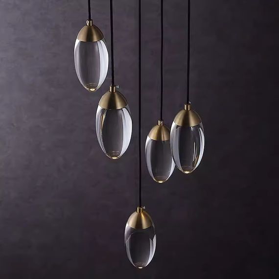 Подвесная светодиодная люстра Romatti Kobo Fiera 8848-5H