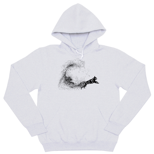 Толстовка "Французский бульдог - брызги краски"