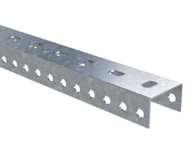 П-образный профиль PSL, L1700, толщ.1,5 мм, нержавеющая сталь AISI 304