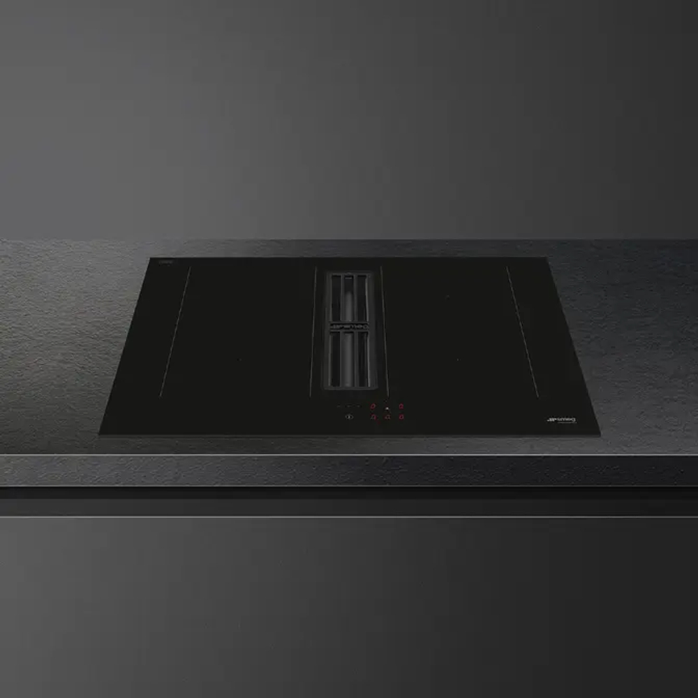 Варочная панель с вытяжкой Smeg HOBD472D