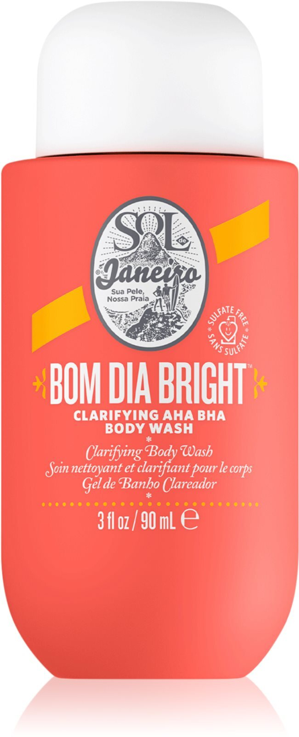 Sol de Janeiro Bom Dia Bright Body Wash - отшелушивающий гель для душа с разглаживающим эффектом /   90  ml  / GTIN 810912032699