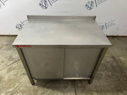 Стол-купе из нержавеющей стали 1000х600х860