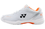 YONEX 65 3 Textile, Synthetic Leather Comfortable And Breathable Low top Badminton Shoes Unisex White Orange