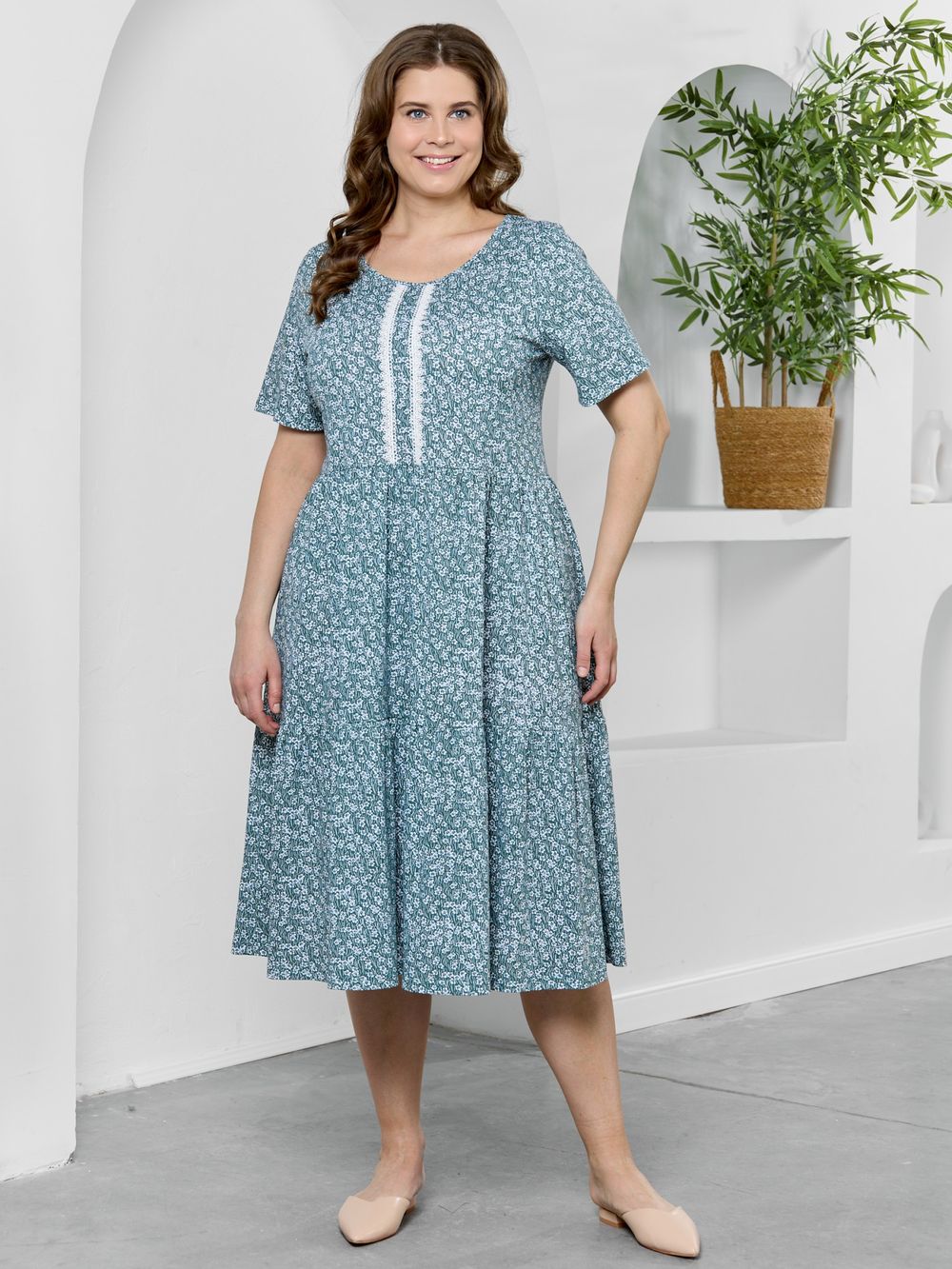 Платье Шелли Виотекс ЗЕЛЁНЫЙ