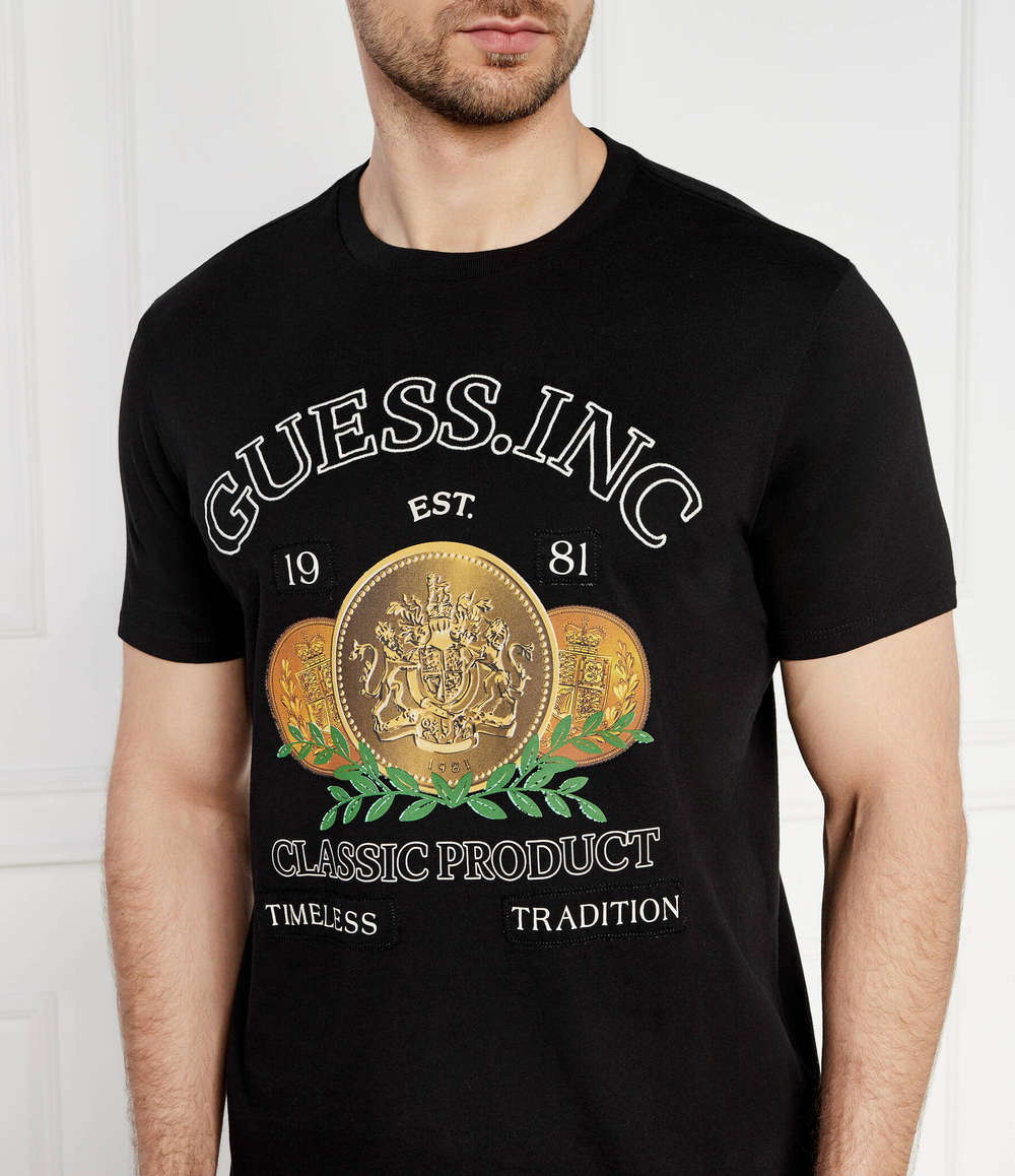 Футболка TIMELESS LOGO GUESS - черный(M4GI56 K9RM1)