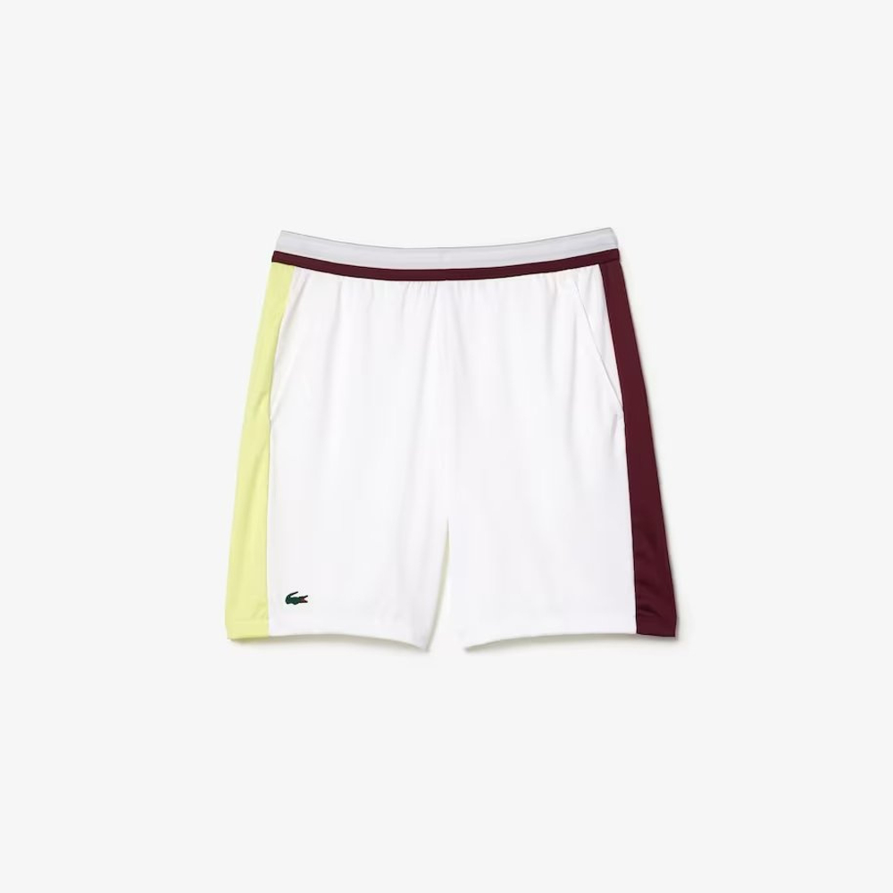 ОДЕЖДА ДЛЯ ТЕННИСА Мужская, Шорты LACOSTE TENNIS X DANIIL MEDVEDEV REGULAR FIT SHORTS .