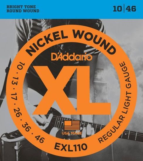 Струны для электрогитары 10-46 D'ADDARIO EXL110