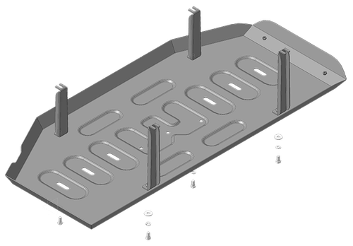 Защита топл. бака 2 мм, Сталь. для Hyundai Staria 2022-н.в. MOTODOR.70909