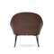Кресло Eamy светло-коричневое с отделкой орех