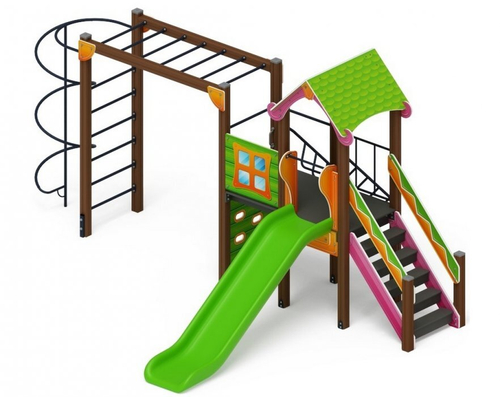 Детский игровой комплекс Лукоморье ДИК 2.25.05-01 H=1200