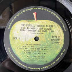 Винтажная виниловая пластинка LP The Beatles Second Album (Japan 1973) (No Obi) Please Mr.Postman