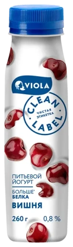 Йогурт питьевой Viola Clean Label 0.8%
