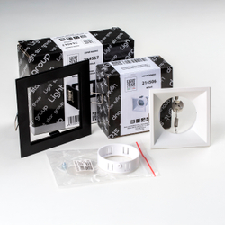 D51706WMOD Светильник DOMINO QUADRO под LED модуль/лампу МR16 (214517+214506+214006)