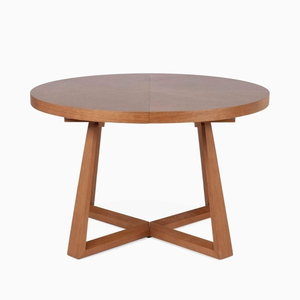 Обеденный стол Brave диаметр 120 раздвижной, шпон дуба