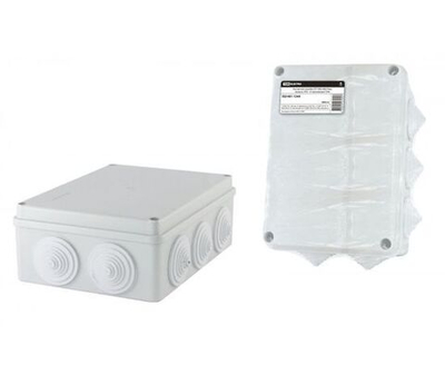 Коробка распаячная TDM Electric открытая 190х140х70 мм с крышкой 10 гермовводов IP55 SQ1401-1244