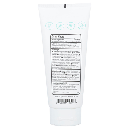 Replenix, Средство для очищения от акне и алоэ вера, 200 мл (6,7 жидк. Унции)