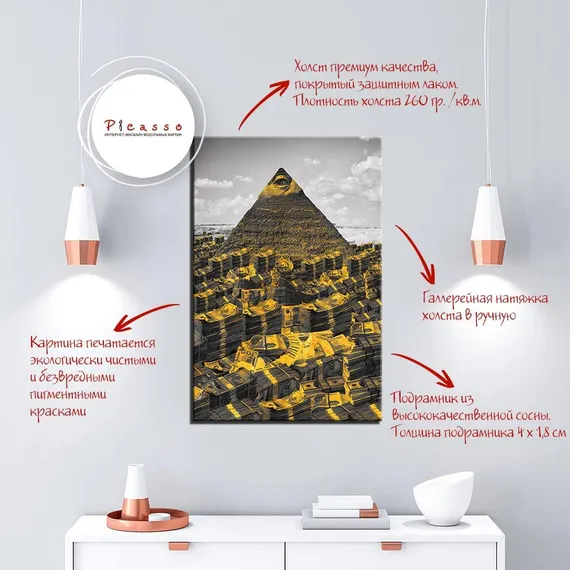 Постер "Денежная пирамида"