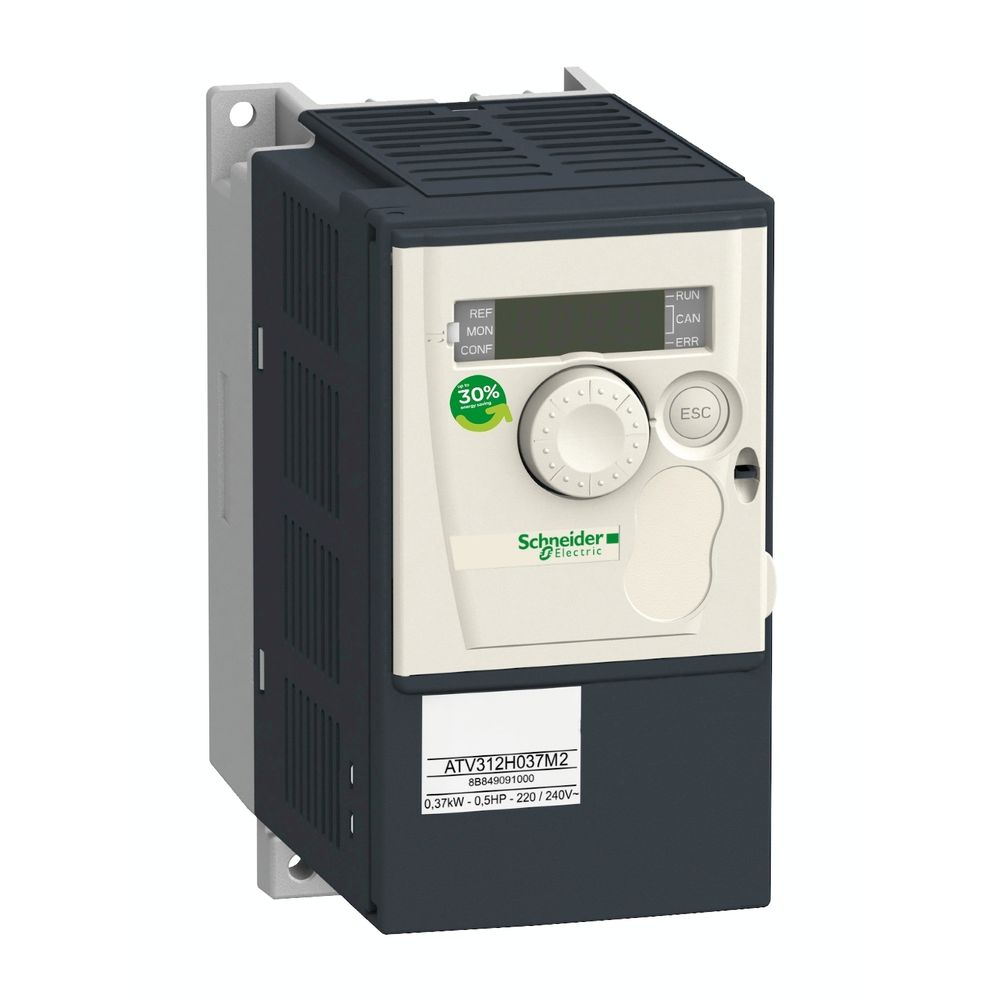 Частотный преобразователь 0,37кВт, 220В, 3,3А, Schneider Electric - ATV312H037M2, Серия ATV312