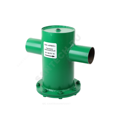 Грязевик вертикальный сталь Ду 100 Ру16 п/привар АРМАС