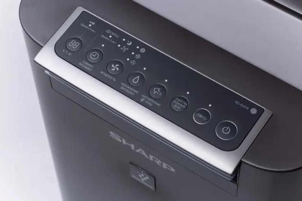 Климатический комплекc Sharp KCG41RH,  до 28м2,  с ионизацией, серый