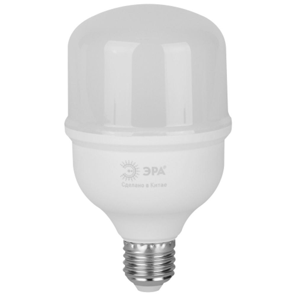 Лампа светодиодная ЭРА GREEN LINE LED POWER T80-40W-840-E27/E40 GL 40Вт колокол яркий белый свет Е27/Е40 | Лампы cветодиодные POWER