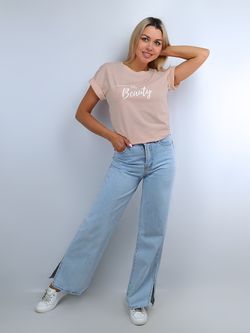 С-1417 Футболка женская / с принтом Уценка