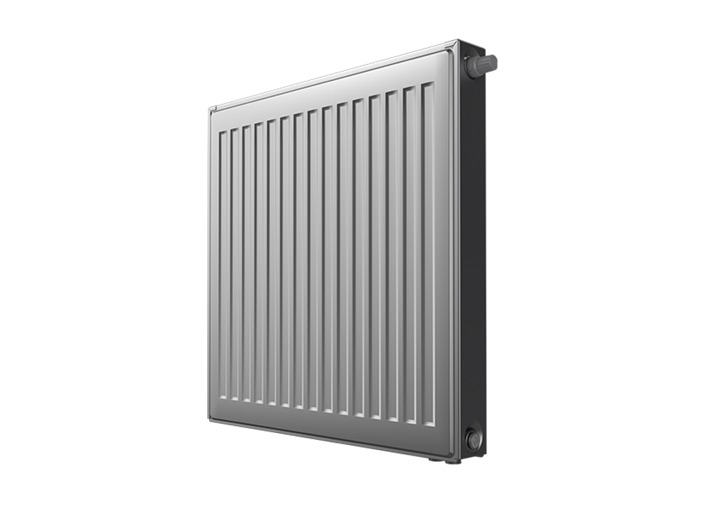 Стальной радиатор с нижним подключением Royal Thermo VENTIL COMPACT, Тип 33, высота 600 мм, цвет - серебристый
