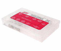 Набор клемм автомобильных неизолированных 11 типоразмеров 551шт. в боксеJTC