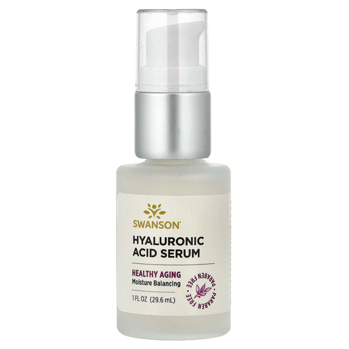 Swanson, Сыворотка с гиалуроновой кислотой, 29,6 мл (1 жидк. унц.)