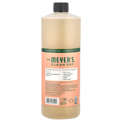 Mrs. Meyers Clean Day, универсальный концентрат, герань, 946 мл (32 жидк. унции)