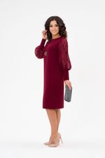 Платье Жозефина(46-56) Serenada винный (Акция)