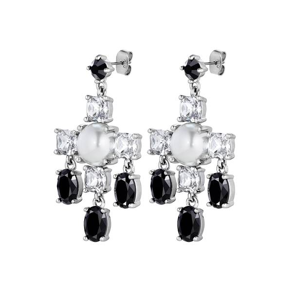 Серьги Dyrberg Kern LEONORA SS CRYSTAL / BLACK 430074