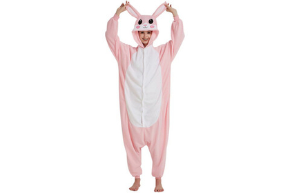 Кигуруми Funfur Fleece Розовый заяц S