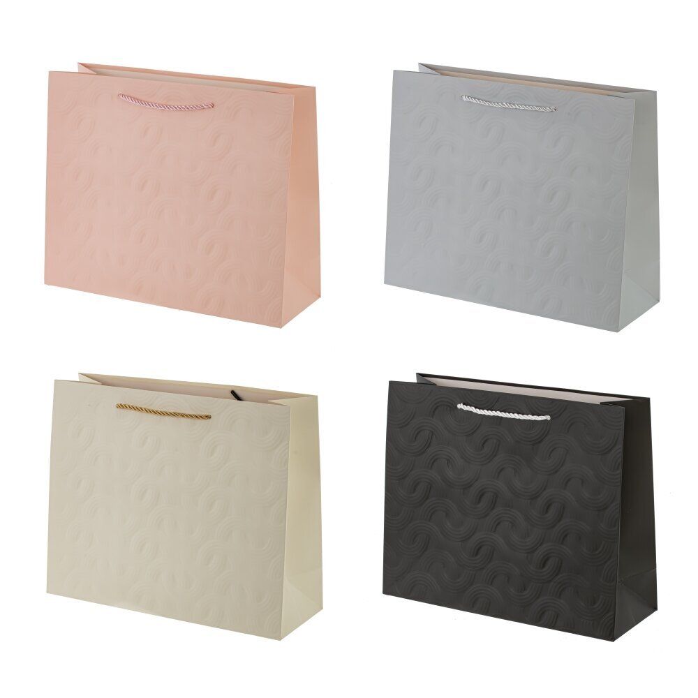 GAEM Пакет подарочный (бумага 210г/м2, блок микс 12шт), L32 W10 H26 см, 4в.