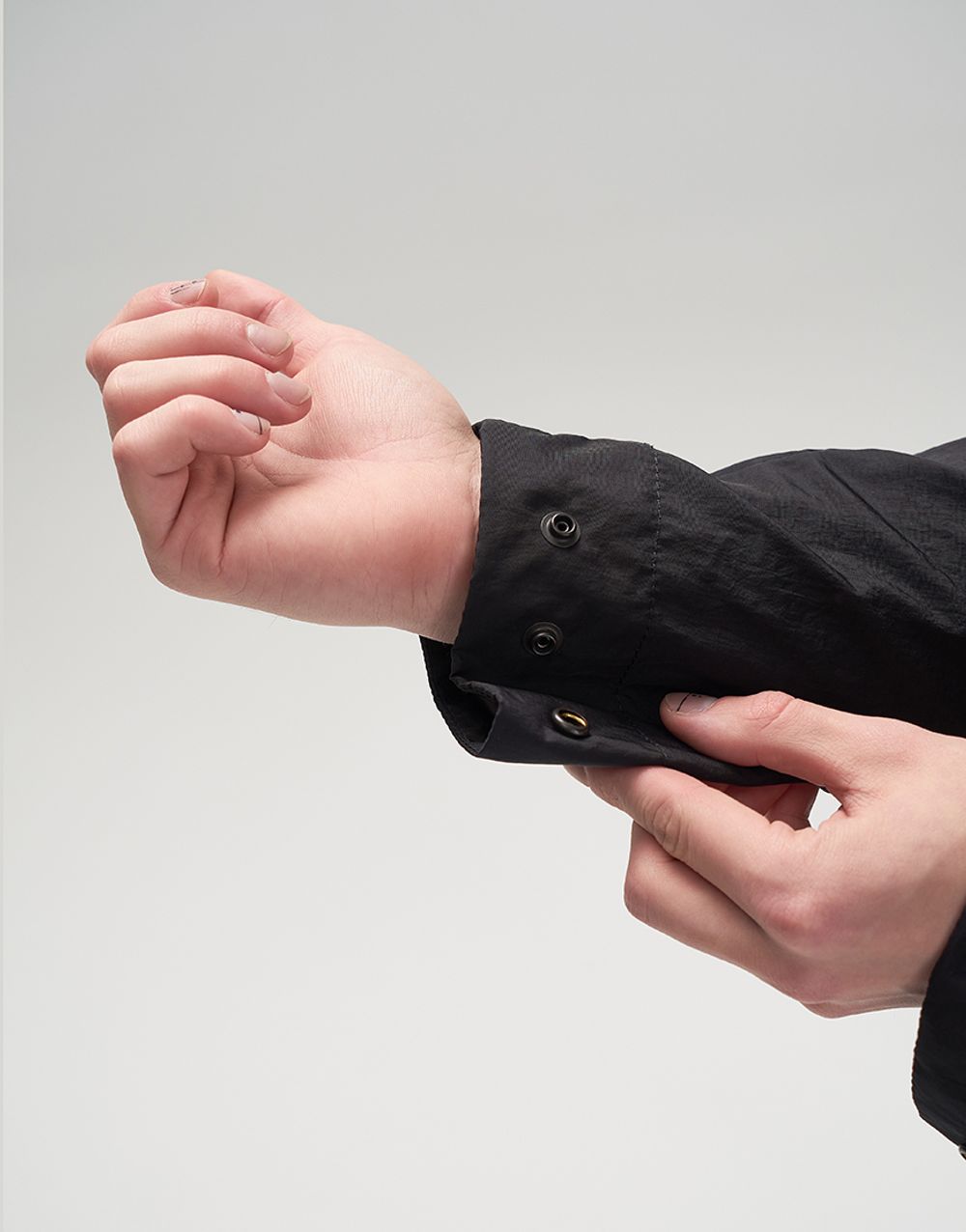 Куртка We Don’t Care Swiss M70 Crinkle Nylon Jacket Black