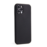 Чехол ТПУ карбон для iPhone 12 Pro, 011068 Черный