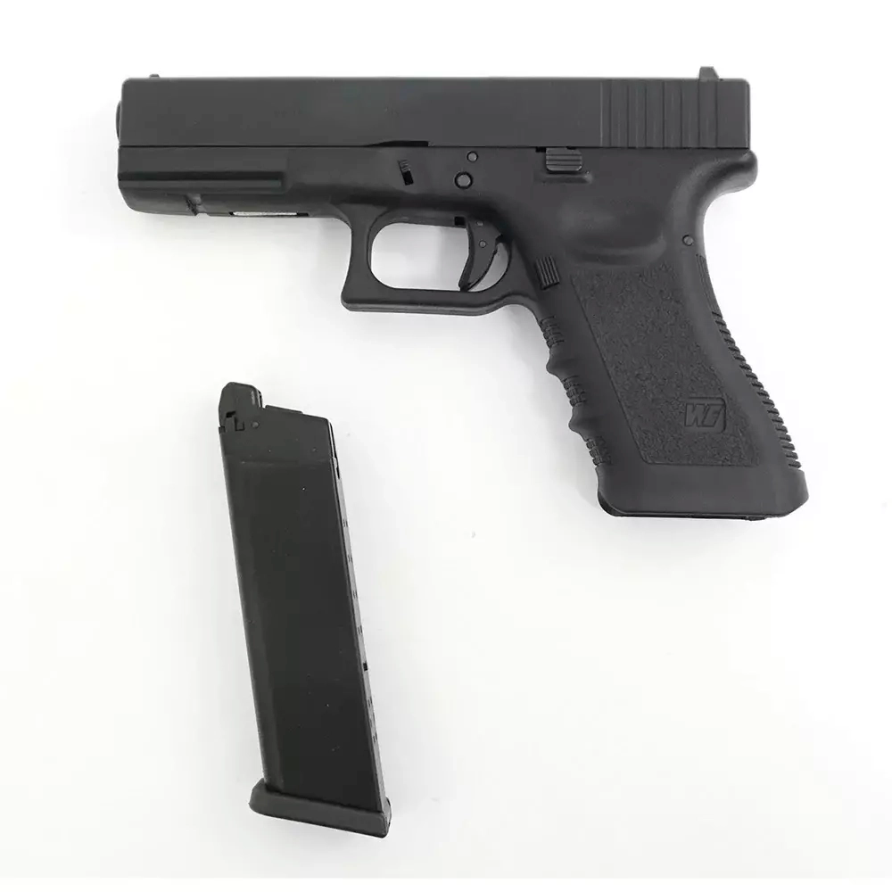 Модель пистолета WE Glock G17 gen3 metal slide Gas, Black