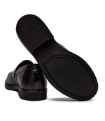 Кожаные мокасины Calvin Klein - черный(HM0HM01566)