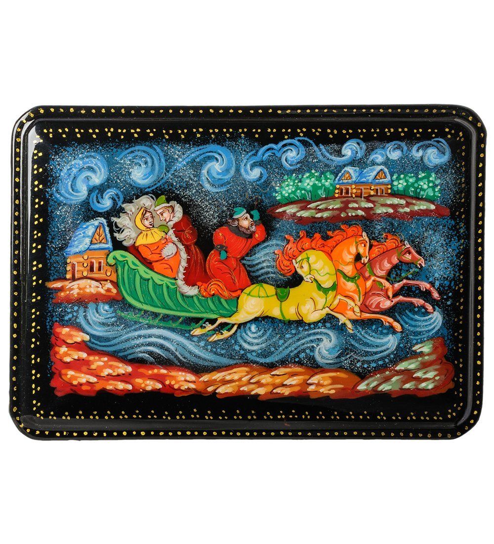 Народные промыслы ШК-16/ 5-B Шкатулка «Тройка»