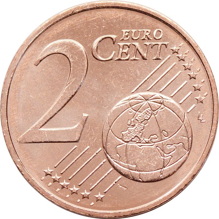 2 евроцента 2016 Кипр (2 euro cent)