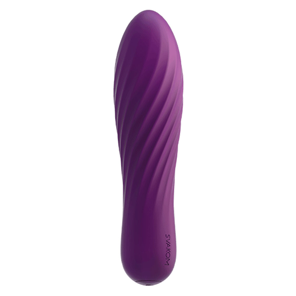Фиолетовая вибропуля 10,6см Svakom Tulip Strong Firm Bullet Vibrator Violet S115B