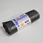 Мешки для мусора 35л 15шт 35мкм ПВД "Завязка" черные