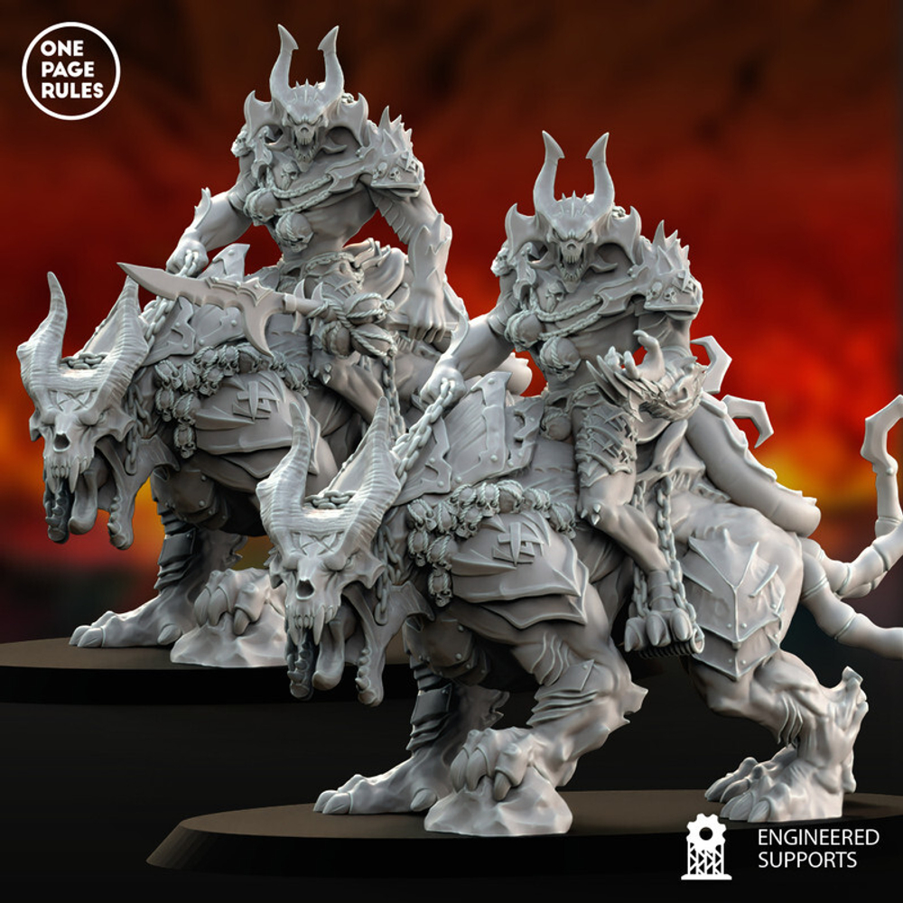 Grand Alliance Chaos Blades of Khrone Mighty Skullcrushers 1 шт. миниатюра для dnd, днд, pathfinder, фентези, Настольная игра, НРИ, Варгейм, РПГ
