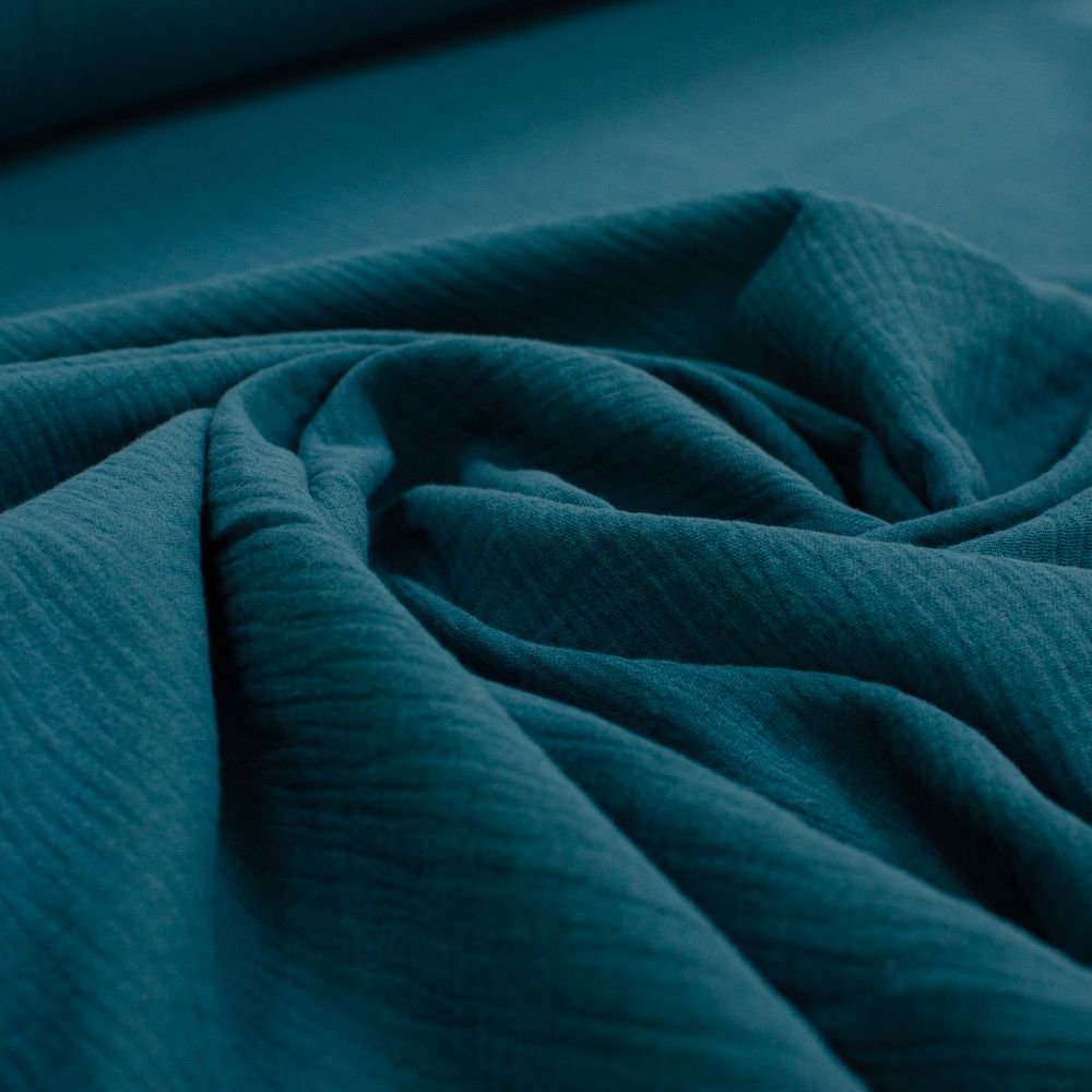 Муслин двухслойный «Морская волна»