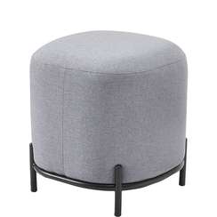 Пуф Midnight 40 см светло-серый