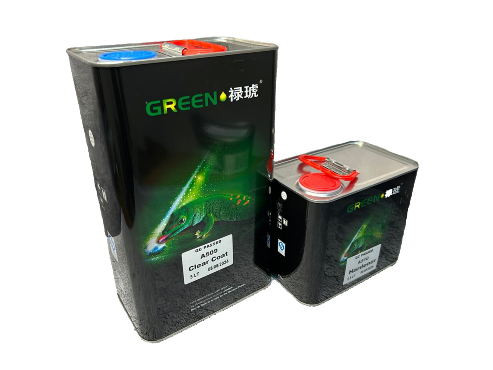 Автомобильный лак GREEN A509 5л + отвердитель 2,5л (комплект)