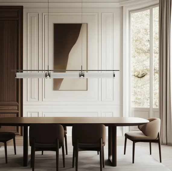 Подвесной светильник Numu 3L, опаловое стекло