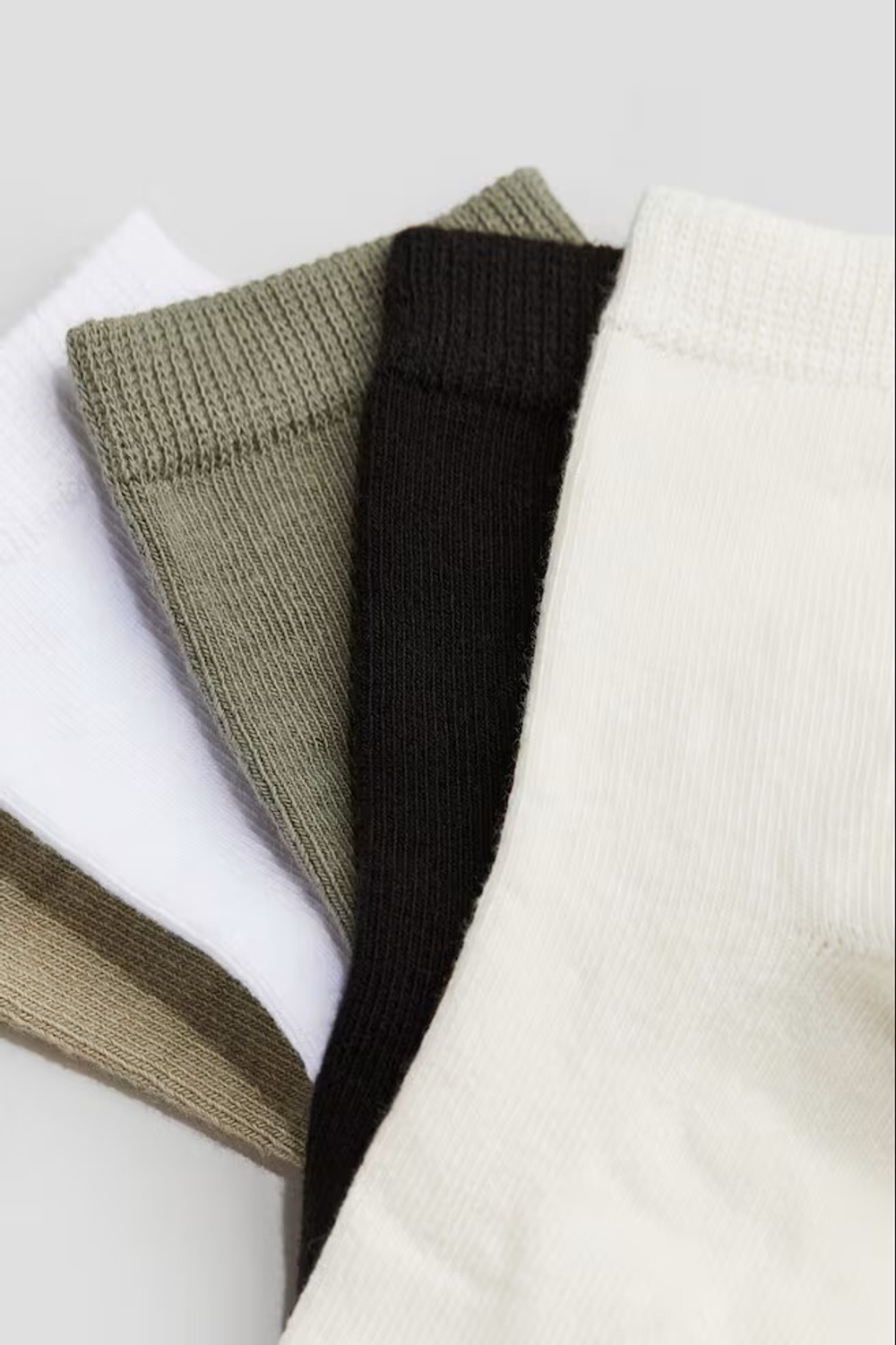 H&M Набор из десяти пар носков, хаки