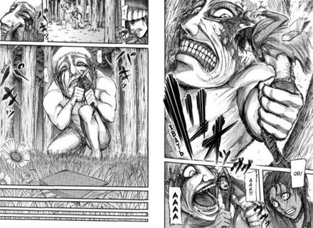 Манга Атака на титанов. Том 3