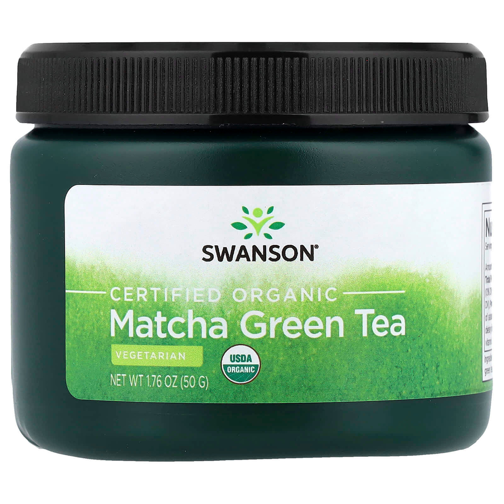 Swanson, органический зеленый чай матча, 50 г (1,76 унции)